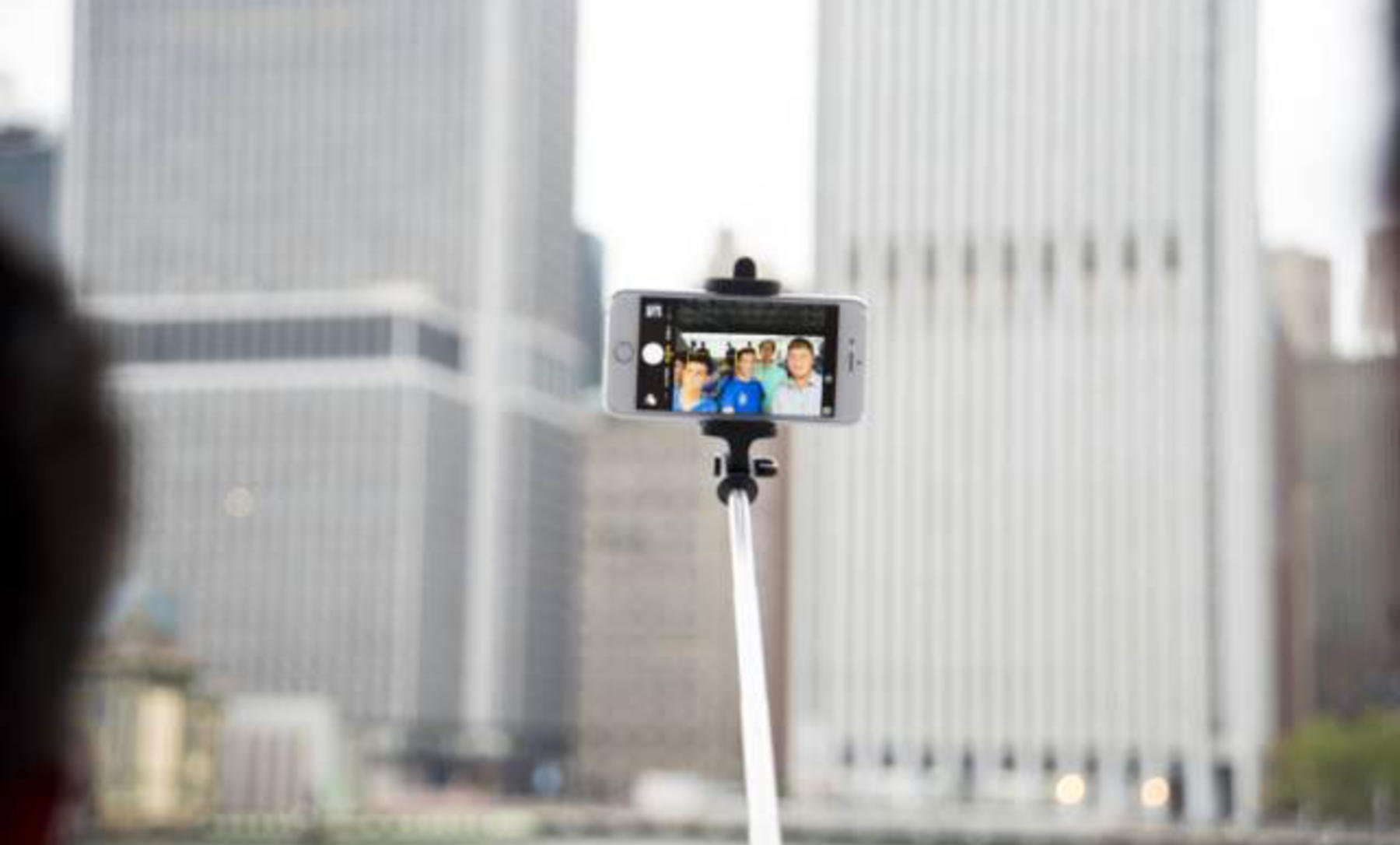 Taking a selfie in NYC